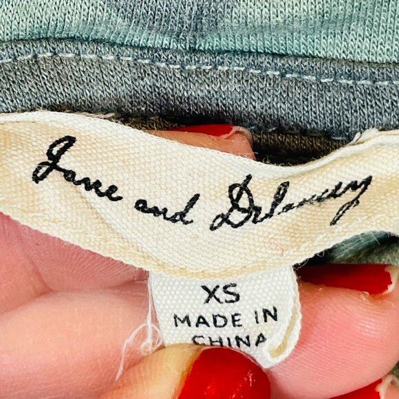 Jane & Delancey Women's Ruffled Hem Camouflage T-shirt Dress XS - Picture 8 of 8